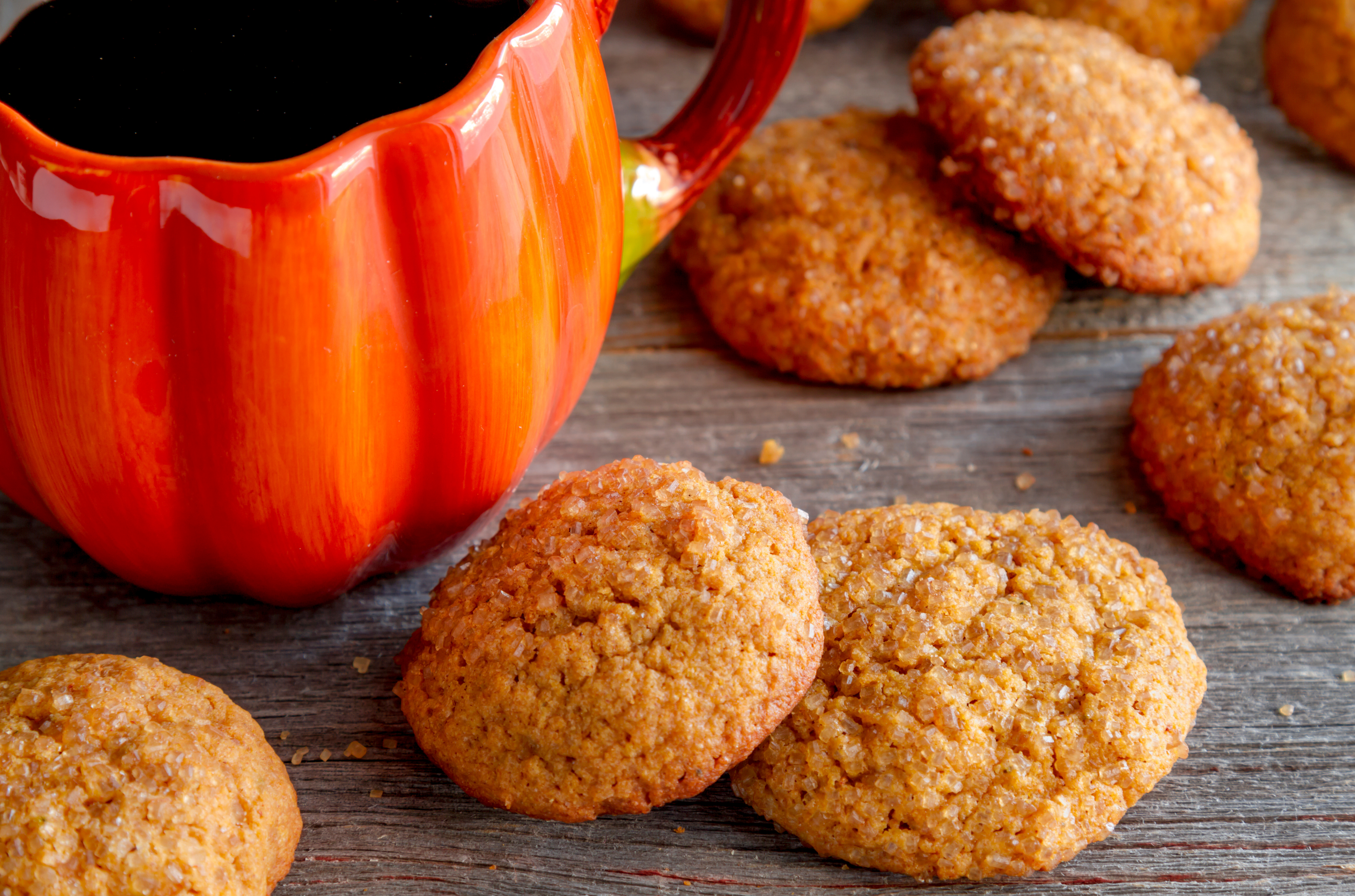 Recept Halloweenské dýňové sušenky se skořicí