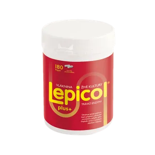 Lepicol Plus trávící enzymy 180 kapslí