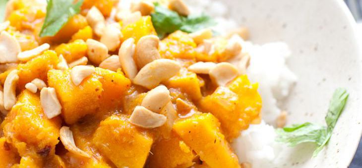 Recept Dýňová omáčka na římském kmínu s cizrnou