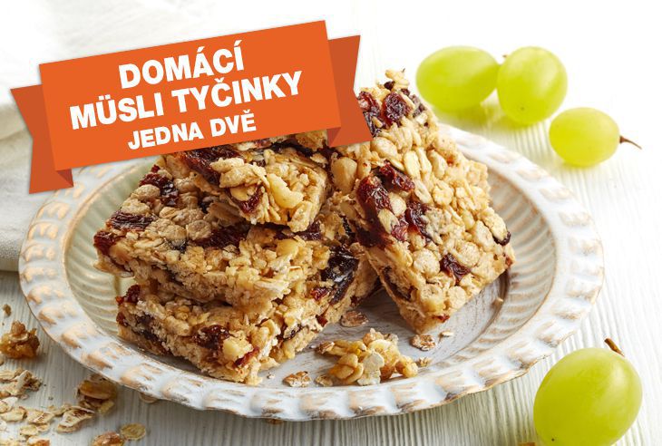 Recept Šťavnaté müsli tyčinky