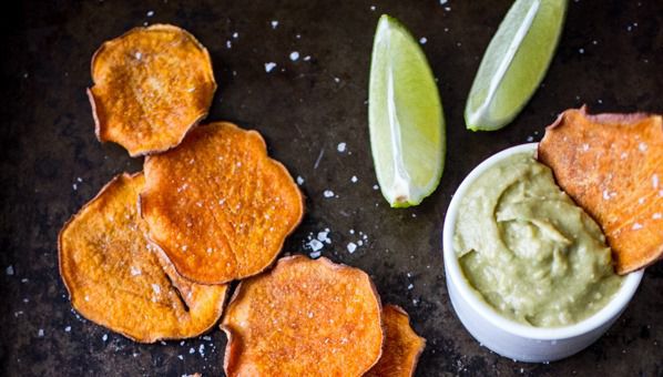 Recept Pečené kořeněné batátové chipsy