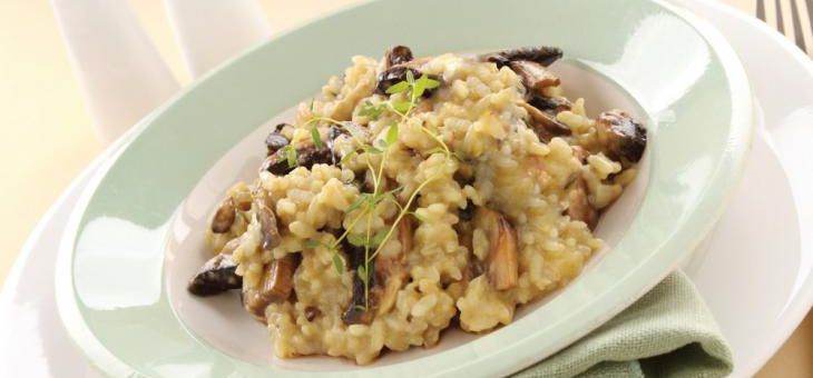 Recept Výborné houbové rizoto