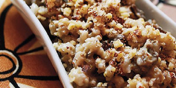 Recept Kuba z krup s houbami