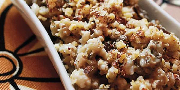 Recept Kuba z krup s houbami