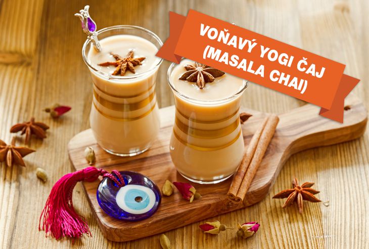 Recept Voňavý Yogi čaj (Masala Chai)