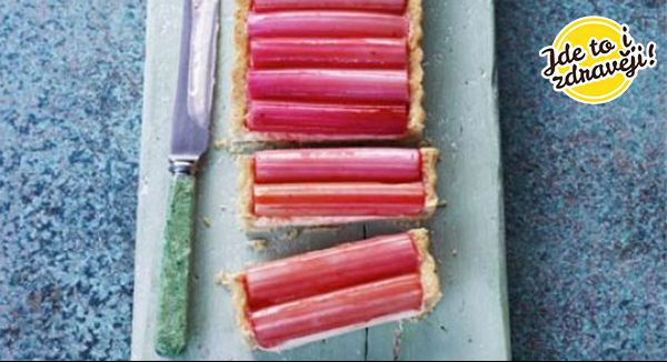 Recept Francouzský rebarborový koláč