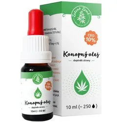 Zelená Země CBD Konopný olej 10% 10 ml