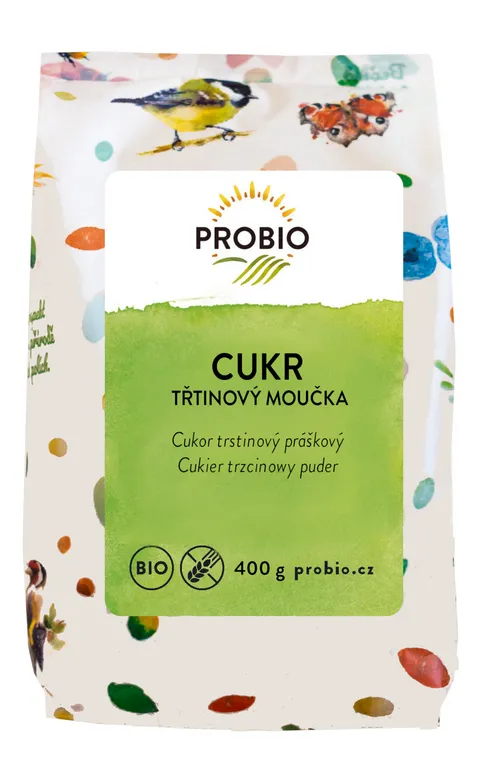 PROBIO Cukr třtinový moučkový 400 g