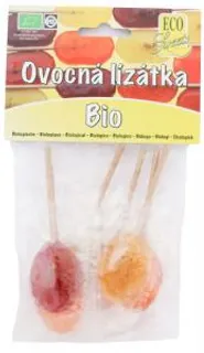 Eco Sweets Ovocná lízátka 50g / 6 kusů Bio