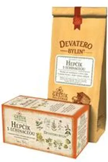 GREŠÍK Devatero bylin Hepčík s echinaceou čaj bal. 50g