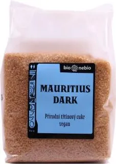 Bio Nebio Přírodní třtinový cukr Mauritius Dark 400 g