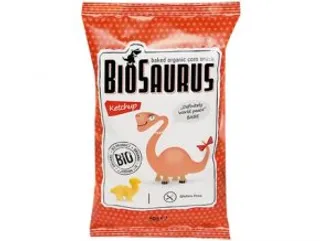 Biosaurus Kukuřičné křupky s kečupem Babe Bio 50 g