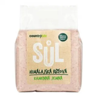 Country Life Sůl himalájská růžová jemná 1 kg