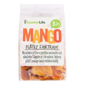 Country Life mango plátky sušené Bio 80 g