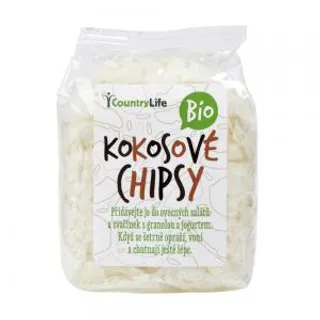 Country Life kokosové chipsy nepražené Bio 150g