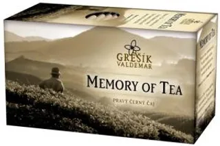 Grešík Čaje Čtyř světadílů černý čaj Memory of Tea 20 x 1,8 g