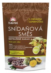 Iswari směs snídaňová nepražené kakao, lucuma bio 300 g