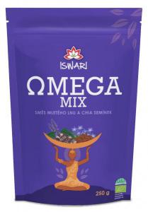 Iswari Omega mix směs mletá semínka chia a hnědý len bio 250g