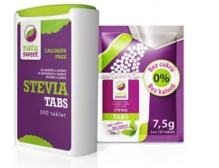 Natusweet Stevia tablety v zásobníku 300 tbl. 18 g