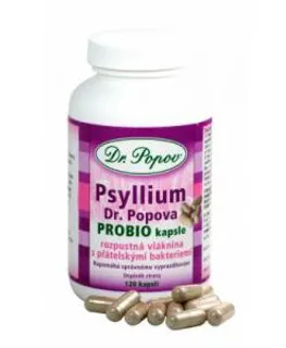 Dr. Popov Psyllium PROBIO kapsle 120 cps.