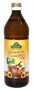 Biolinie Olej slunečnicový na pečení a smažení 750 ml Bio