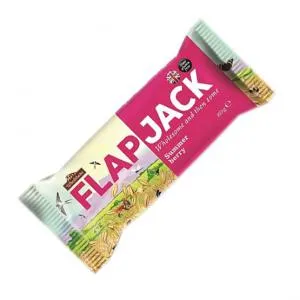 Wholebake Flapjack malina a jahoda ovesná tyčinka 80 g BLP