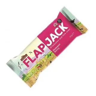 Wholebake Flapjack malina a jahoda ovesná tyčinka 80 g BLP