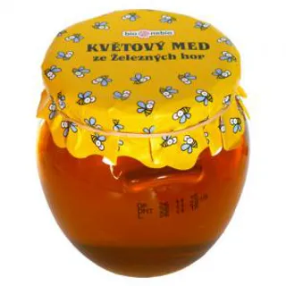bio*nebio Květový med ze Železných hor 650 g (žlutý)