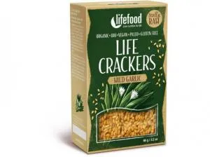 Lifefood Life Crackers s medvědím česnekem 90g Bio