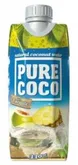 Pure Coco Kokosová voda s příchutí ananasu 330ml