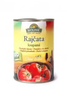 Biolinie Rajčata loupaná sterilovaná Bio 400 g