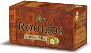 Grešík Rooibos Citrón + Med čaj n.s. 20 x 1,5 g