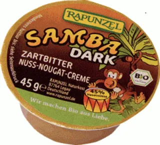 Rapunzel Pomazánka čoko-oříšková Samba dark mini bio 45 g