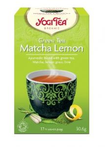 Yogi Tea Bio Zelený čaj Matcha Citrón 17x1,8g