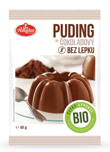 Amylon Puding čokoládový bez lepku 40 g BIO