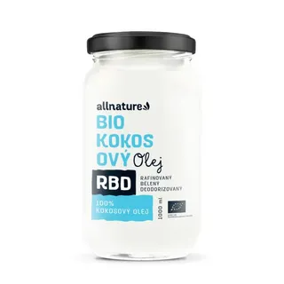 Allnature RBD Kokosový olej bez vůně 1000ml Bio