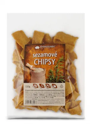 Damodara Sezamové chipsy 150g