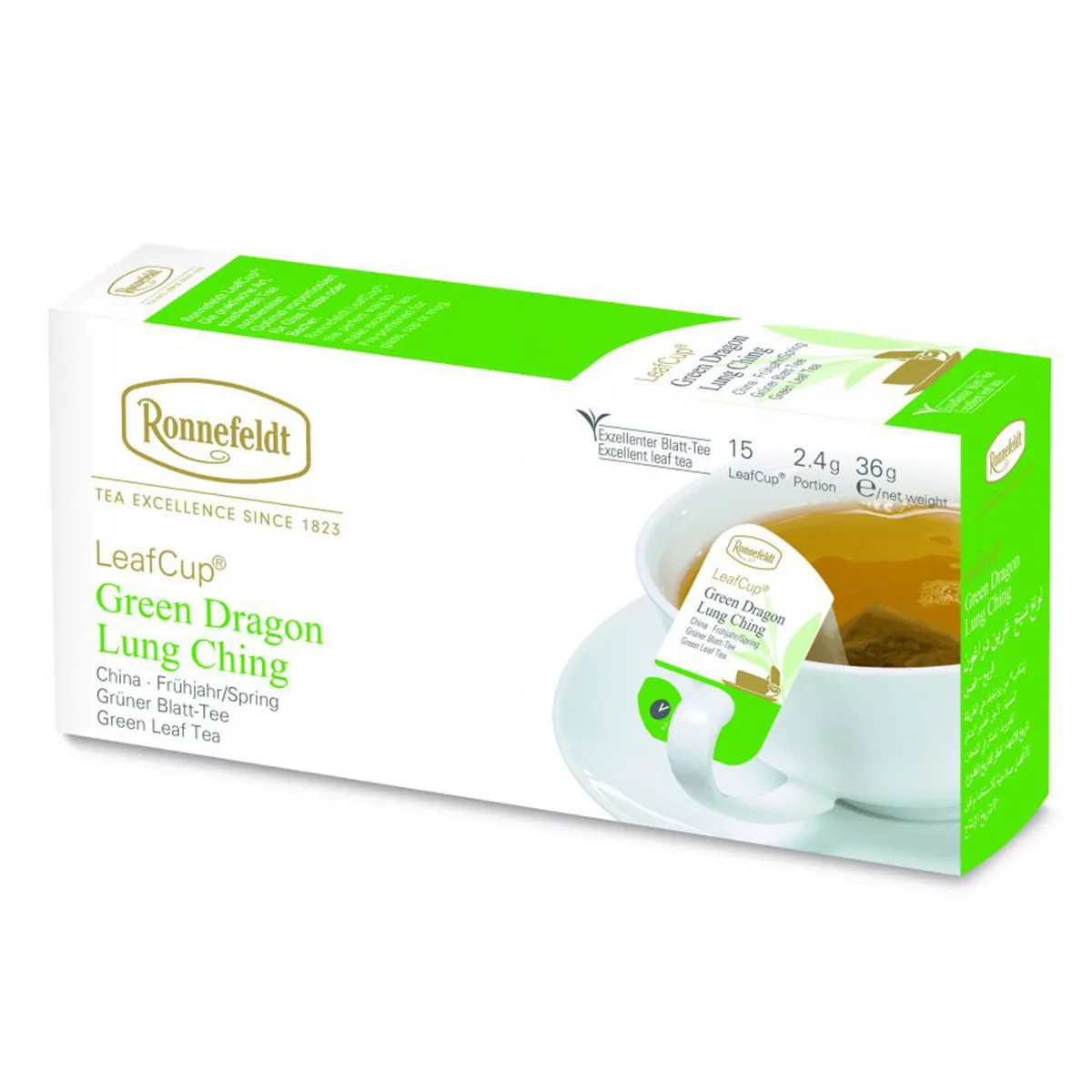 Ronnefeldt LeafCup Green Dragon čaj sáčky 15 x 2,5 g