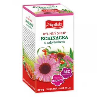 Apotheke Bylinný sirup Echinacea s rakytníkem 250 g