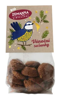 Biopekárna Zemanka Vánoční bio sušenky s vlašskými ořechy a kořením 100g Bio