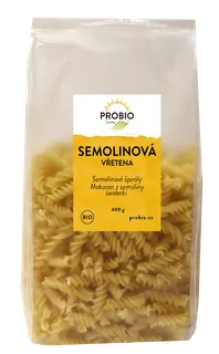 PROBIO Vřetena semolinová 400 g Bio