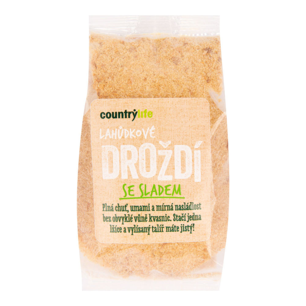 Country Life Lahůdkové droždí se sladem 150g