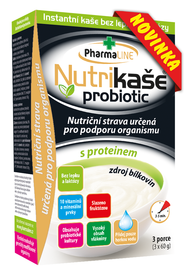 Mogador Nutrikaše probiotic s proteinem 180 g (3x60 g)