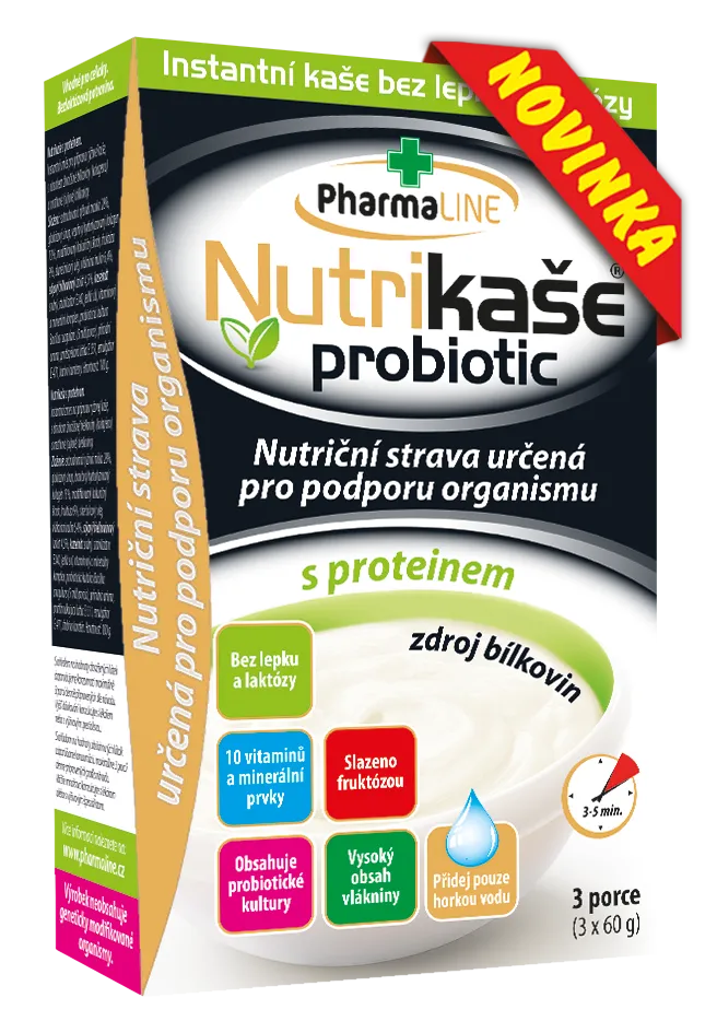 Mogador Nutrikaše probiotic s proteinem 180 g (3 x 60 g)