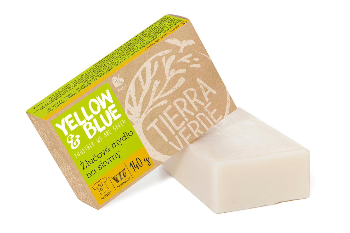 Yellow & Blue Žlučové mýdlo na praní, odstraňovač skvrn 140g