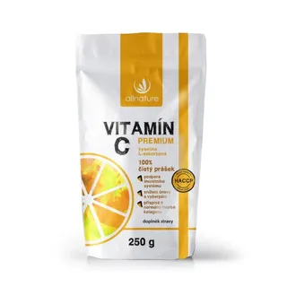 Allnature Vitamín C prášek Premium 250g