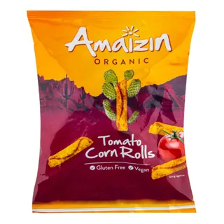 Amaizin Chipsy kukuřičné rajčatové 100g Bio