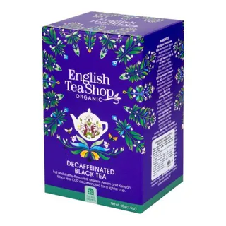 English Tea Shop Černý čaj bez kofeinu 20x2g BIO