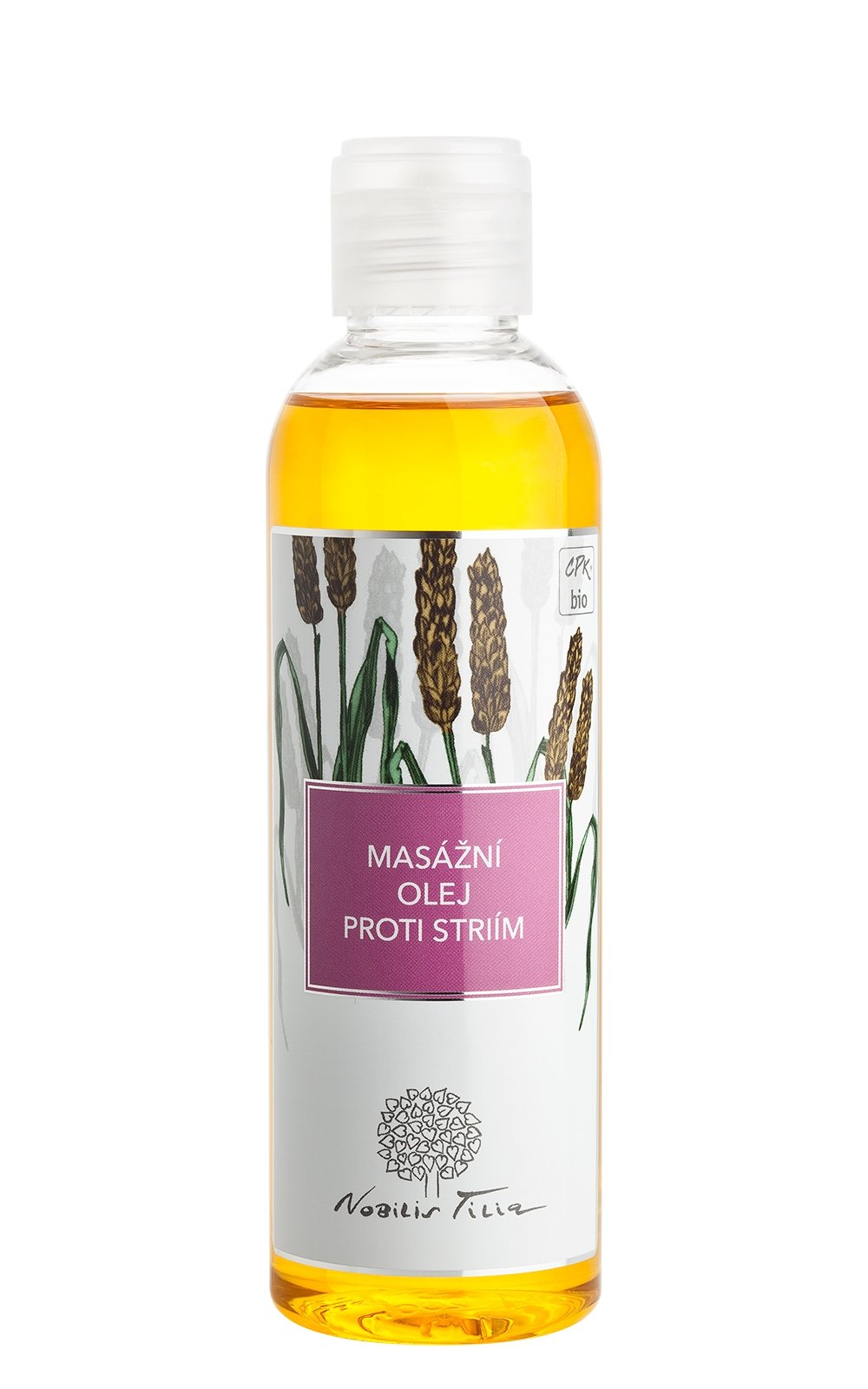 Nobilis Tilia Masážní olej proti striím 200ml