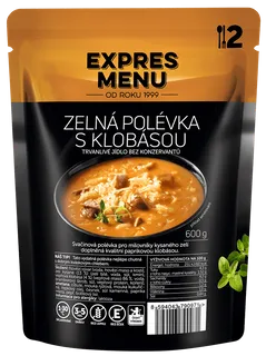 Expres Menu Zelná polévka s klobásou 600 g (2 porce)